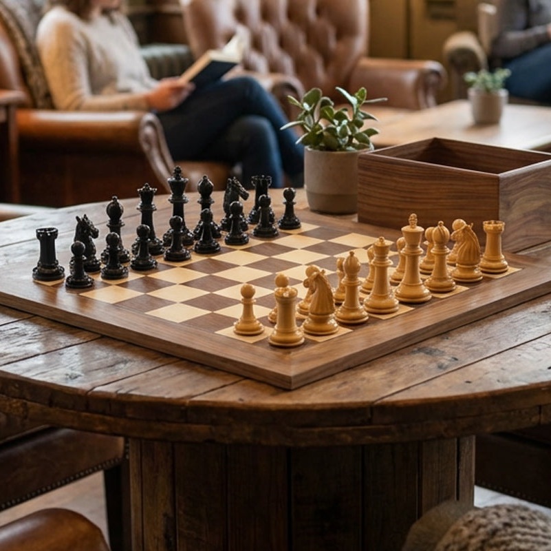 Wood Chess Board